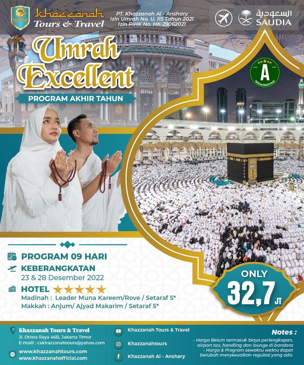 Biaya Umroh Dan Haji 2023  Melayani Wilayah Ciracas Jakarta Timur