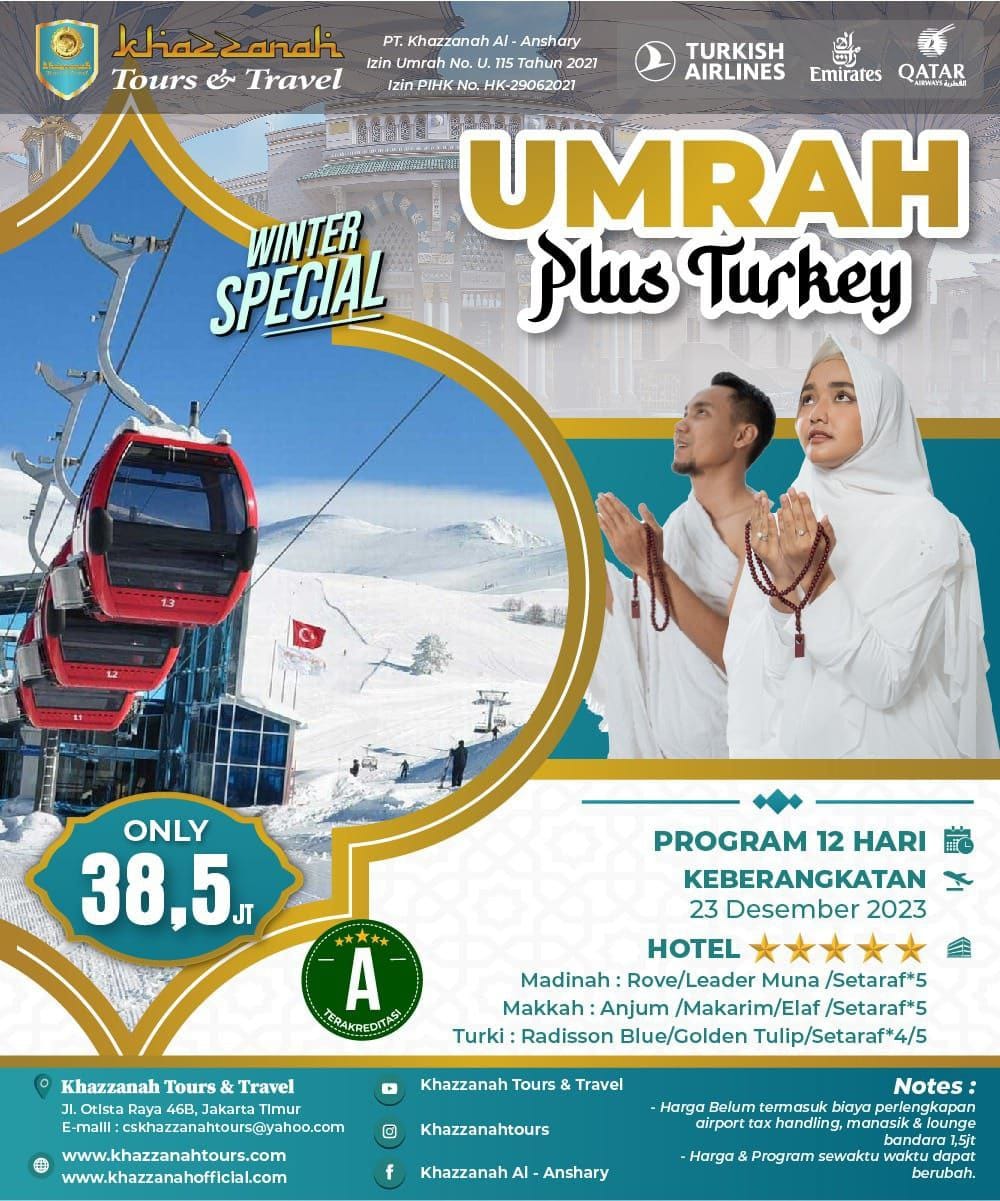 Paket Umroh Dan Haji Plus Asia Eropa  Melayani Wilayah Makasar Jakarta Timur