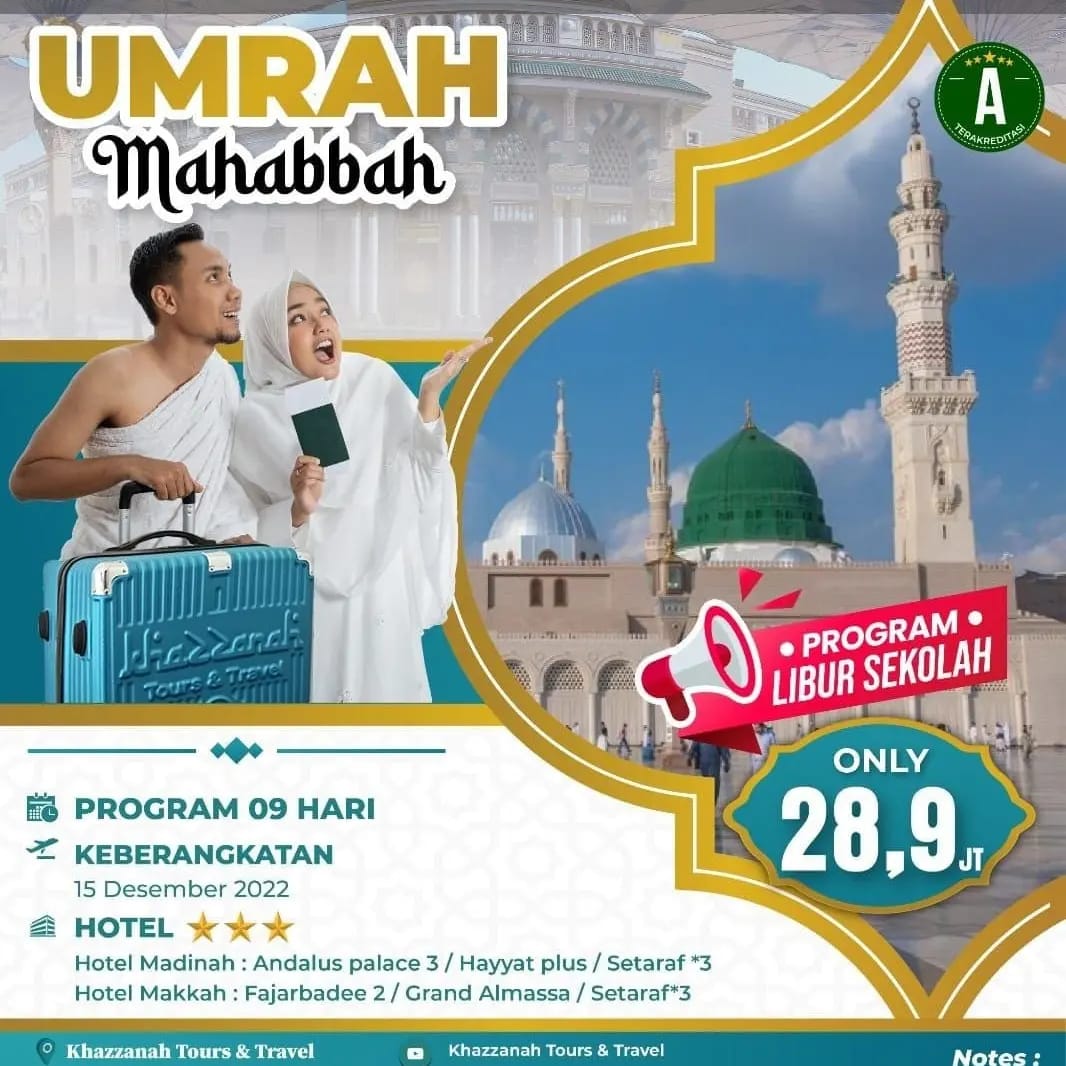 Biaya Umroh Dan Haji Plus Halal Tour  Melayani Wilayah Kebayoran Baru Jakarta Selatan
