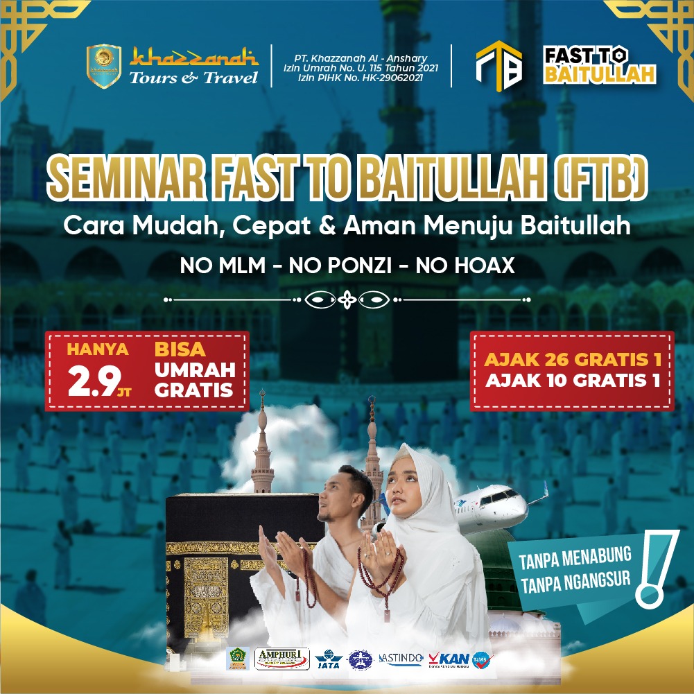 Paket Umroh Dan Haji Plus Halal Tour  Melayani Wilayah Pulo Gadung Jakarta Timur
