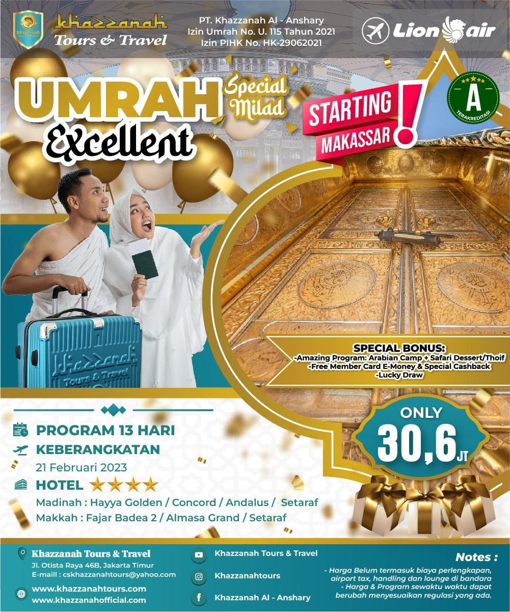 Paket Umroh Dan Haji Plus Halal Tour  Melayani Wilayah Tanah Abang Jakarta Pusat