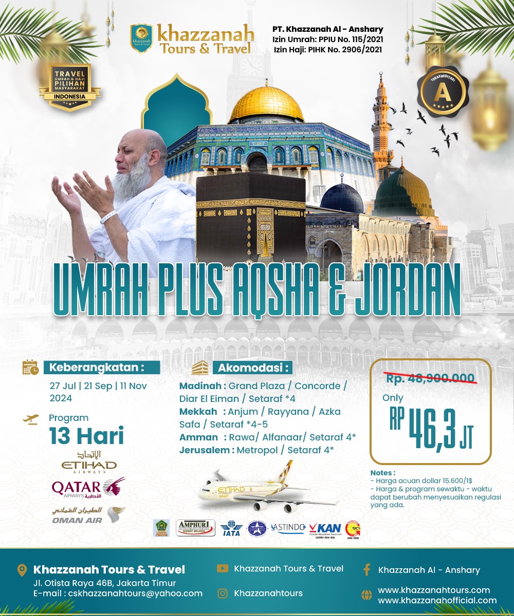 Paket Umroh Al Aqsa Juli 2024: Pengalaman Ibadah yang Mendalam dan Berkesan