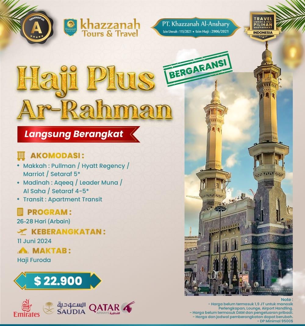 Keberangkatan Langsung Haji Plus dengan Diskon Besar